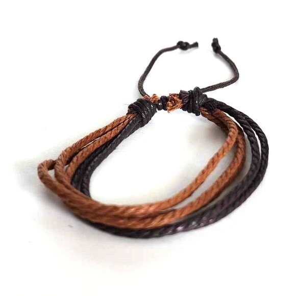 Black & brown leather bracelet bundle NWOT - Picture 5 of 9